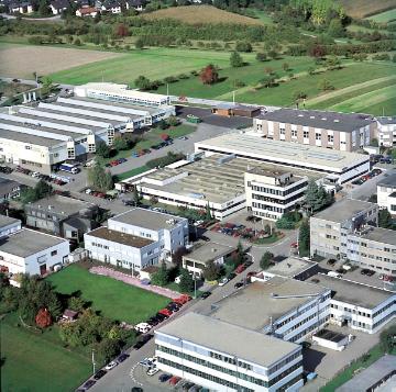Das heutige Werksgelände in Birkenfeld.

Today’s factory premises in Birkenfeld near Pforzheim.
