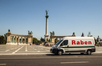 Raben übernimmt auch in Metropolen wie Budapest die "letzte Meile".